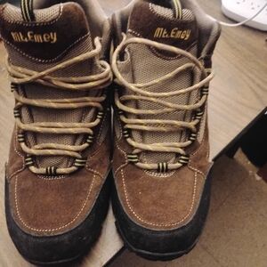 Brown and Black Men's Shoes Emey